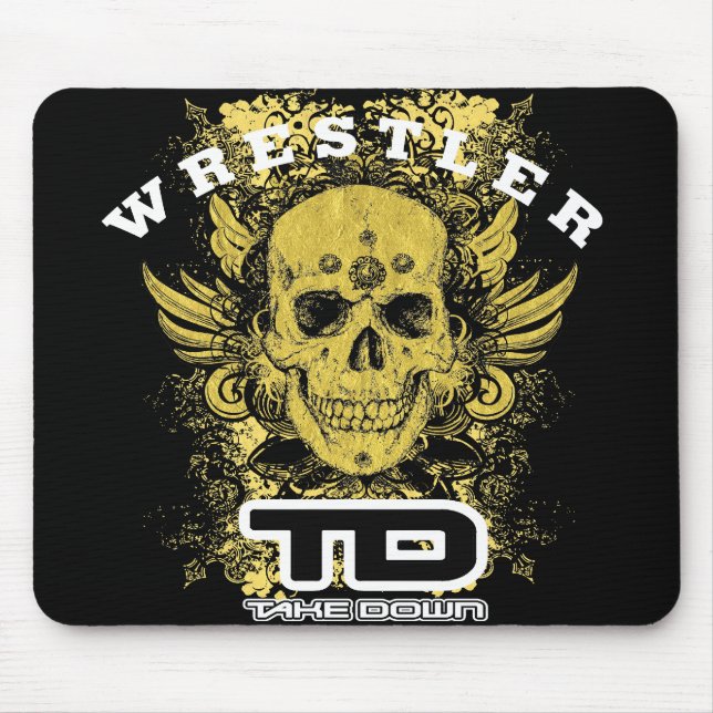 Goldschädel Mousepad (Vorne)