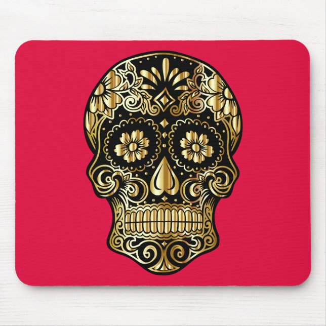 Goldschädel Mousepad (Vorne)