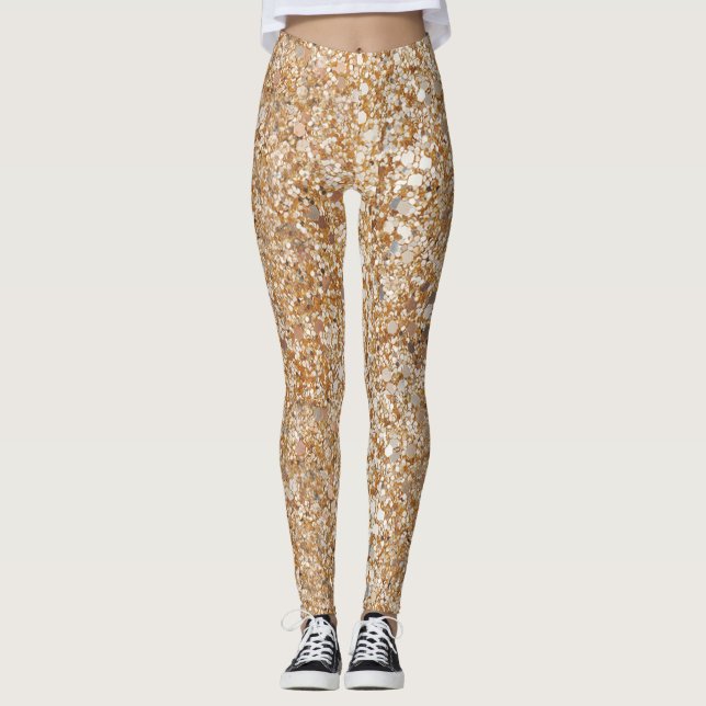 Goldschein-Leggings Leggings (Vorderseite)