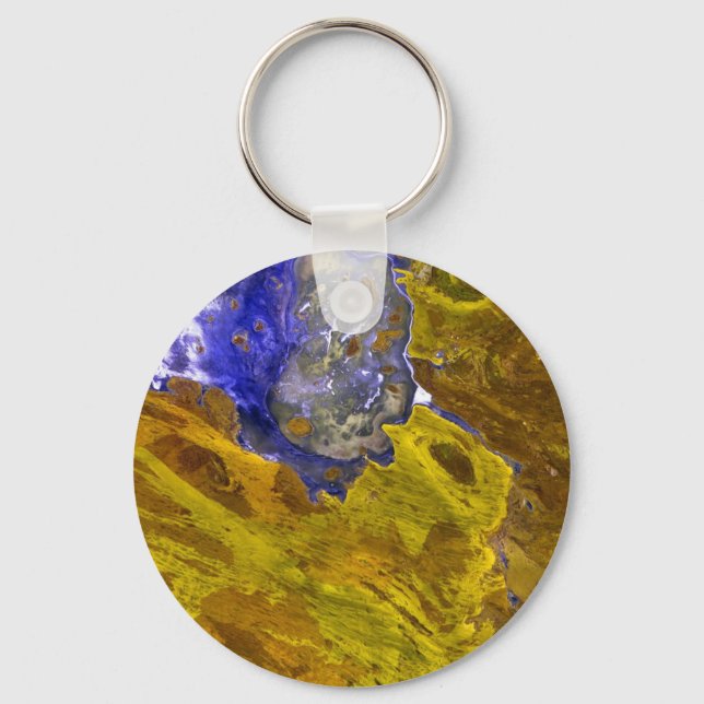 Goldschiefer<br> Schlüsselanhänger (Vorderseite)