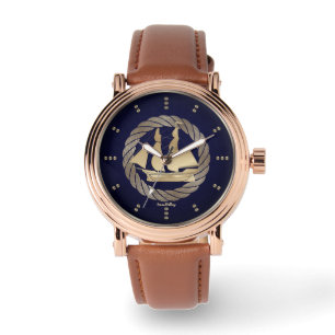 Goldschiff Armbanduhr
