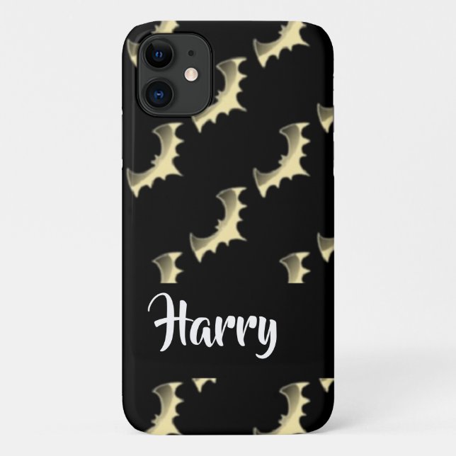 Goldschläger auf schwarz Case-Mate iPhone hülle (Rückseite)