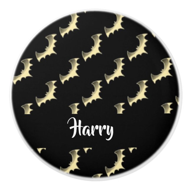 Goldschläger auf schwarz keramikknauf (Vorderseite)