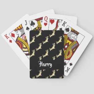 Goldschläger auf schwarz spielkarten