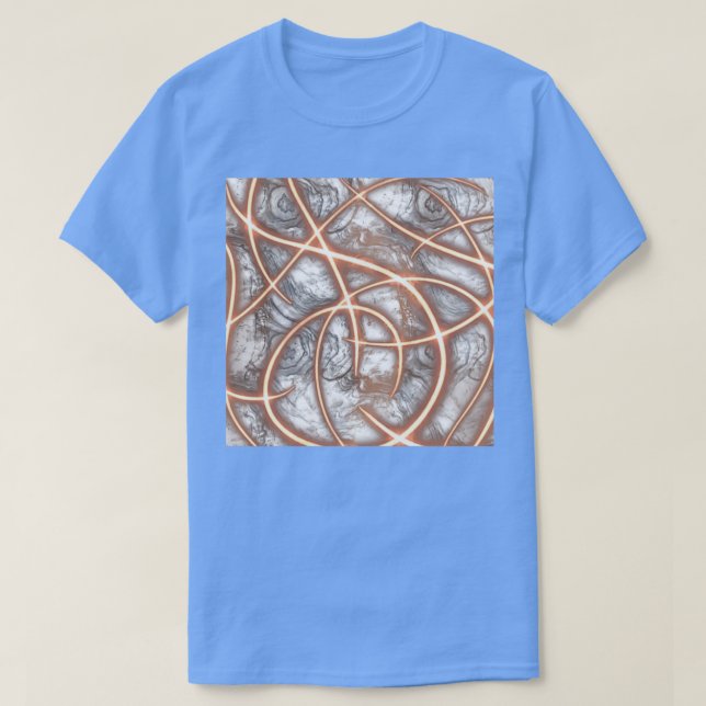 Goldschleier in Metallen T-Shirt (Design vorne)