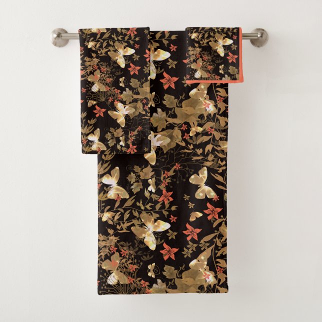 Goldschmetterling Badhandtuch Set (Insitu)