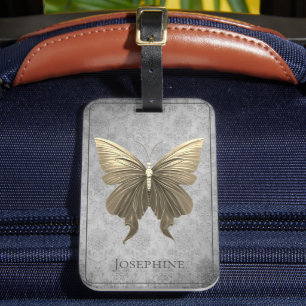 Goldschmetterling Gepäckanhänger