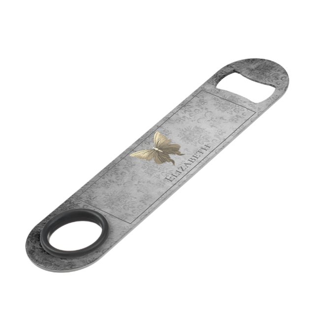 Goldschmetterling Speed Flaschenöffner (Vorderseite Schrägansicht)