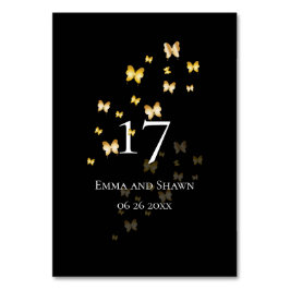 Goldschmetterling Tischnummer