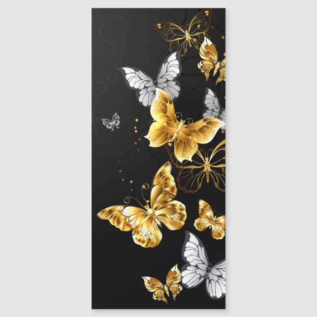 Goldschmetterlinge Magnetkarte (Vorderseite)