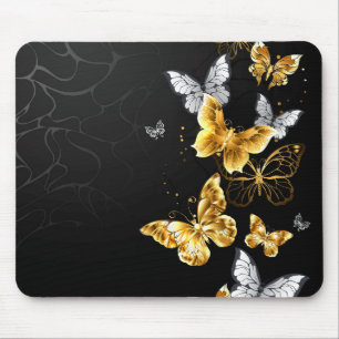 Goldschmetterlinge Mousepad