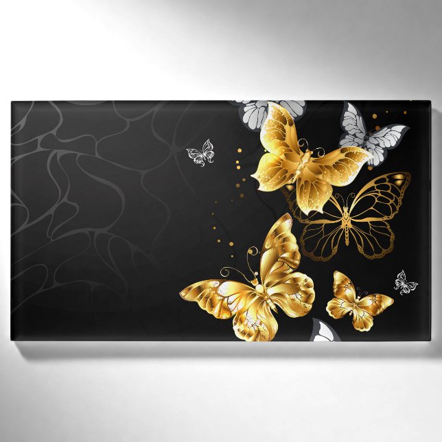Goldschmetterlinge Namenschild (Vorderseite)