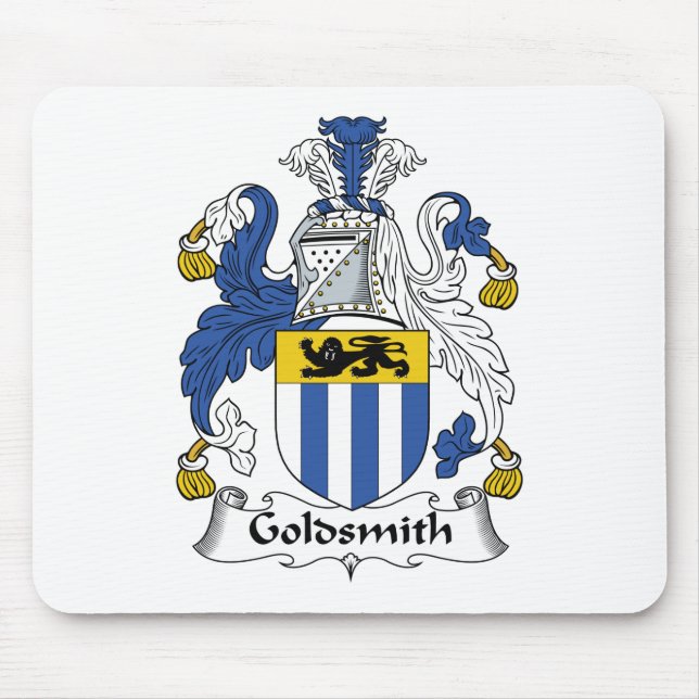 Goldschmied-Familienwappen Mousepad (Vorne)