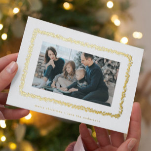 Goldschmiedehammer Foto Weihnachtsrahmen Folien Feiertagskarte