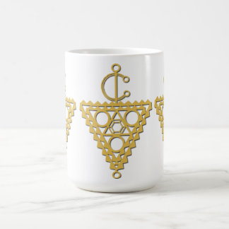 Goldschmucksymbol Kaffeetasse