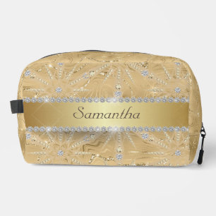 Goldschneeflocke mit Sparkle Diamant Individuelle Waschbeutel