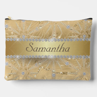 Goldschneeflocke mit Sparkle Diamant Individuelle  Zubehörtasche
