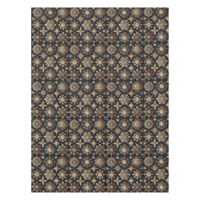 Goldschneeflocken Tischdecke (Vorderseite)