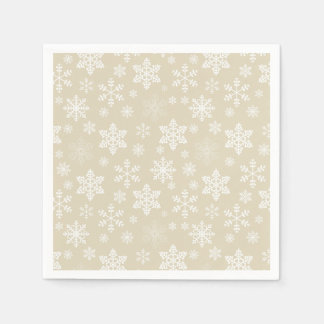 Goldschneeflockenpapier Napkin Serviette