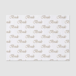 Goldschrift-Kalligrafie-Muster elegant chic Seidenpapier