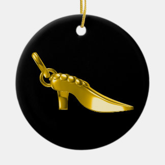 Goldschuh Keramikornament