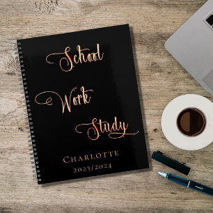 Goldschule für Schwarze Rose, Studie Typografie 20 Planer