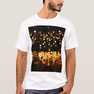 Goldschwarzer Glitzer: Abstrakter Hintergrund T-Shirt