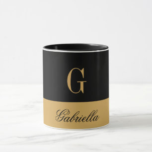 Goldschwarzes Tasse