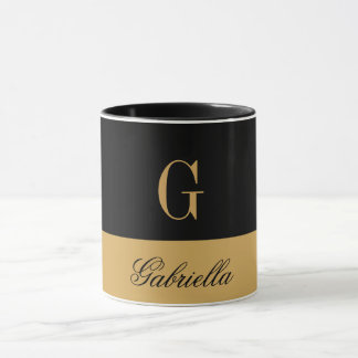 Goldschwarzes Tasse