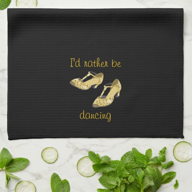 Goldsequins-hoher Heels eher tanzt Tuch (Gefaltet)