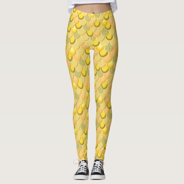 Goldskala für Mermaid Leggings (Vorderseite)