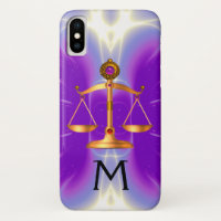 GOLDSKALEN MIT GEM STONES MONOGRAM Pink