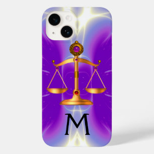 GOLDSKALEN MIT GEM STONES MONOGRAM Pink Case-Mate iPhone Hülle