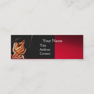 GOLDSMITH, WERTVOLLER METALWORKER, GOLD JEWELRY AR MINI VISITENKARTE