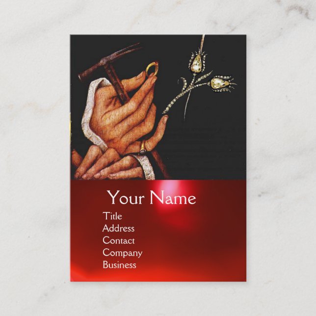 GOLDSMITH, WERTVOLLER METALWORKER, GOLD JEWELRY AR VISITENKARTE (Vorderseite)