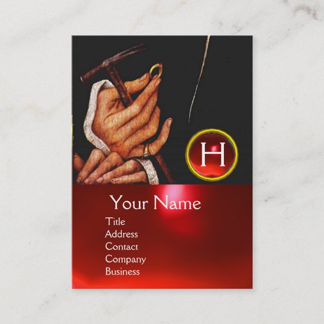 GOLDSMITH, WERTVOLLER METALWORKER, GOLD JEWELRY AR VISITENKARTE (Vorderseite)