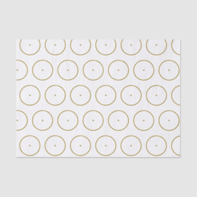 Goldsonnenmuster Seidenpapier (Vorderseite)