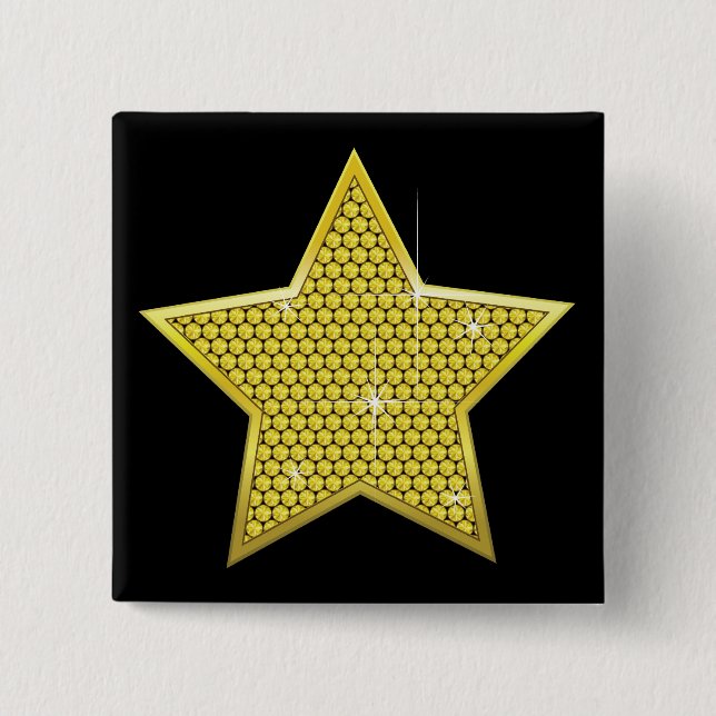 Goldstar Button (Vorderseite)