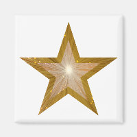Goldstar-Kühlschrankmagnet