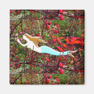 Goldstar-Meerjungfrau Magnet