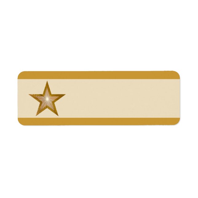 Goldstar Stripe kleine Creme schlicht (Vorne)