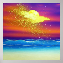 Goldstaub aus dem Himmelspopster Poster