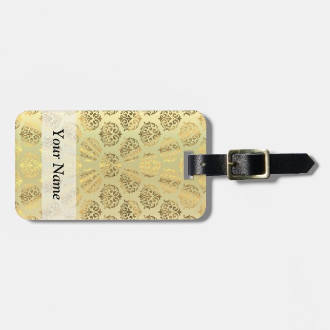 Goldstaub Gepäckanhänger (Vorderseite horizontal)