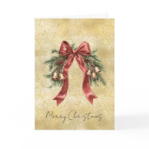 Goldstaub Glitzer Konfetti Roter Schleifen Glocken