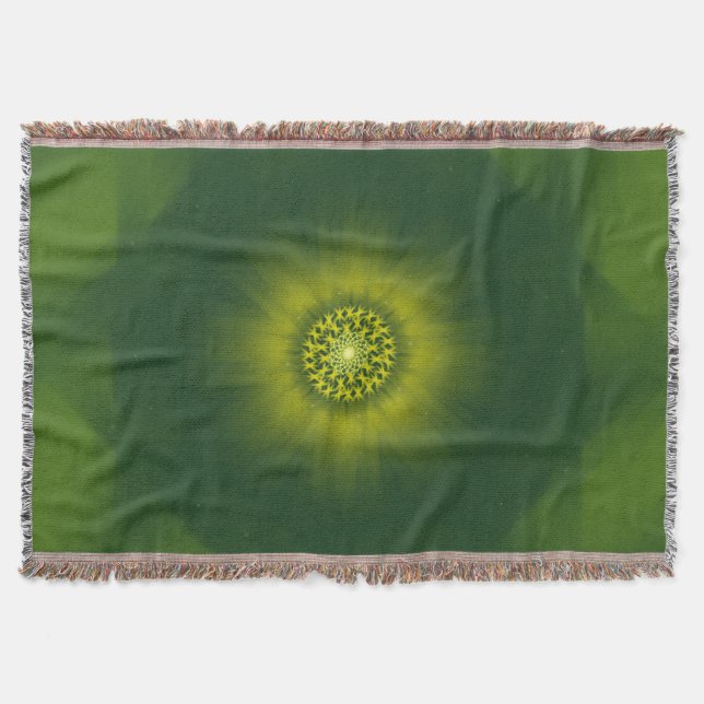 Goldstaubblüte – Botanisches Fraktal Decke (Vorderseite)