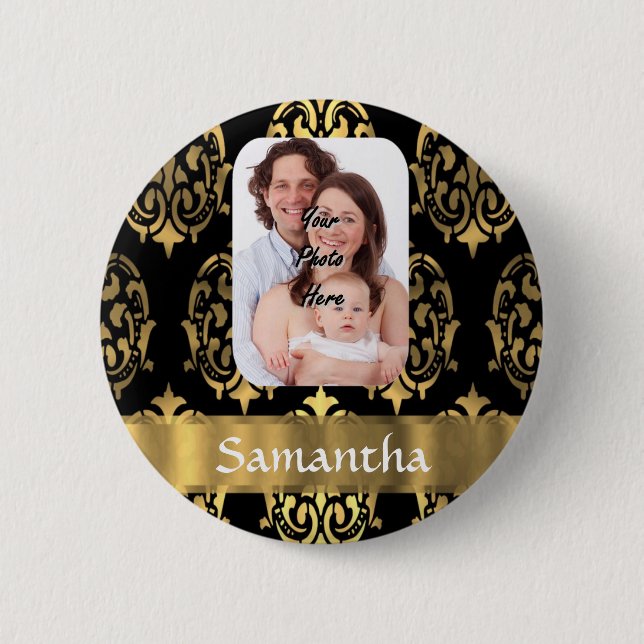 Goldstaube Button (Vorderseite)