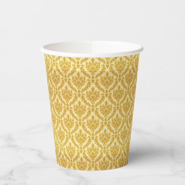 Goldstaube Pappbecher (Links)