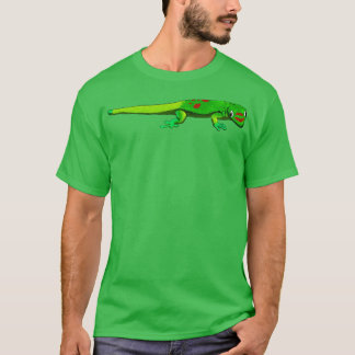 Goldstaubgecko zeichnend T-Shirt