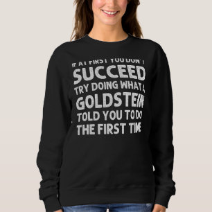 Goldstein Familienname Tree Geburtstag Wiedersehen Sweatshirt