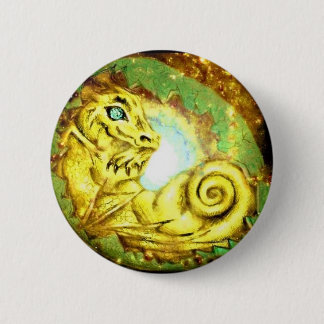 Goldstern-Drache Button